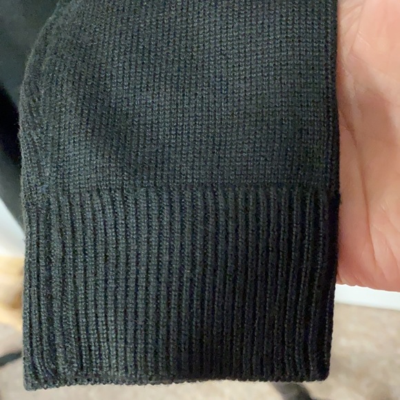 Cato Black open shoulder with beaded rhinestone collar sweater - Size medium - Picture 9 of 11